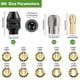 thumbnail image 3 of 28Pcs Drill Chuck Collet Set for Dremel 1/32 to 1/8 Replacement 4486 Drill Keyless Bit Chuck Shank Rotary Tool Quick Change, 3 of 5