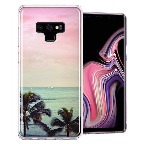 MUNDAZE For Samsung Galaxy Note 9 Vacation Dreaming Design Double Layer Phone Case Cover