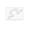 Genuine OE Acura Grip Handle - 83240-TM8-A01ZH