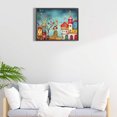 thumbnail image 2 of K1784 Lleno Diamantes Escena La Calle Colorida Arquitectura Serie Abstracta Resina 40*30CM, 2 of 9