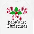 thumbnail image 4 of Inktastic Baby's 1st Christmas Candy Canes Boys or Girls Baby Bodysuit, 4 of 5