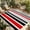 Red, variant on Fsddascl Navy Blue Black Stripe Outdoor Rug for Patio/Deck/Porch, Non-Slip Large Area Rug 4 x 6 Ft, Modern Abstract Coarse Striped Indoor Outdoor Rugs Washable Area Rugs, Camping Rug Carpet