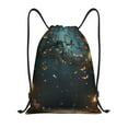 thumbnail image 1 of Saiise Magical Library Butterfly Night Pattern Sports Drawstring Backpack - String Swim Gym Bag with Wet Proof Pocket for Women&Men-Small, 1 of 6