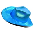 thumbnail image 1 of Sombrero de vaquero con purpurina brillante Yuarrent Cielo azul, 1 of 6