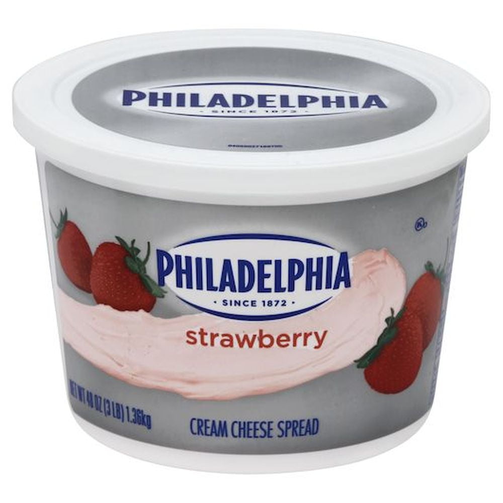 Philadelphia Strawberry Cream Cheese, 3 Pound 6 per Case.