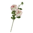 thumbnail image 2 of Tallo grande de peonía artificial | Flores artificiales realistas de 79 cm para decoración del hogar | Azul, rosa, blanco, morado, naranja, amarillo y rojo | Jarrón para centro de mesa, decoración, 2 of 6