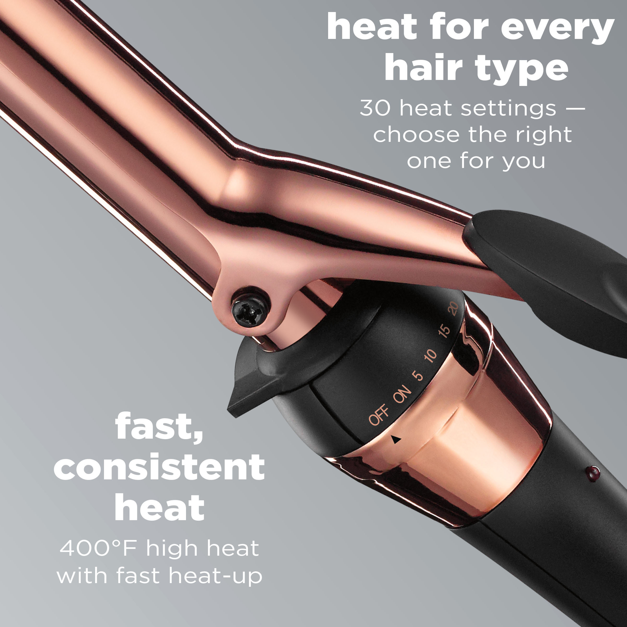 Infinitipro by Conair Rose Gold Titanium 1-Inch Curling Iron CD250N - image 2 of 9