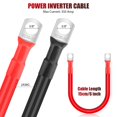 thumbnail image 2 of Cable de batería Linkstyle 2 AWG con cable de cobre de 15 cm, 6 unidades, 2 of 8