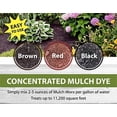 thumbnail image 3 of MulchWorx Black Mulch Color Concentrate- Gallon - Treats 11,200 sq. ft. - Pure Midnight Black Mulch Dye Spray, 3 of 5