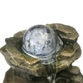 thumbnail image 6 of 8.3-inch H 4-Tier Spinning Orb Rock Cascading Tabletop Fountain Indoor Waterfall Feature with Light, 6 of 11