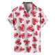 thumbnail image 3 of Camisas con botones para el día de San Valentín con estampado 3D para hombre, camisas casuales de verano de manga corta con cuello extendido para la playa, camisas de moda para hombre, 3 of 5