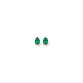 thumbnail image 4 of 14K White Gold Emerald Earrings, 4 of 5