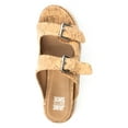 thumbnail image 4 of Jane and the Shoe Jordan Cork Platform Flatform Wedge Buckle Mule Sandals (Cork, 9), 4 of 5