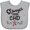 AC-Heather Grey, variant on Inktastic Chd Awareness Month Ribbon Boys or Girls Baby Bib