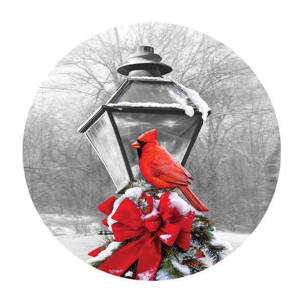 Custom Decor Accent Cardinal Lamp Post