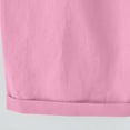 thumbnail image 4 of biudgviw Bermuda Shorts for Women High Waisted Summer Shorts Cuffed Hem Plus Size Lounge Knee Length Shorts with Pockets, 4 of 6