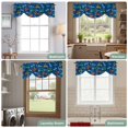 thumbnail image 6 of Tie Up Valances for Windows, Cartoon Tractor Adjustable Valance Curtains Window Treatment for Living Room, Cute Beep Car Digger Shovel Truck Blue Rod Pocket Kitchen Curtains & Drapes 54x18 Inch, 6 of 9