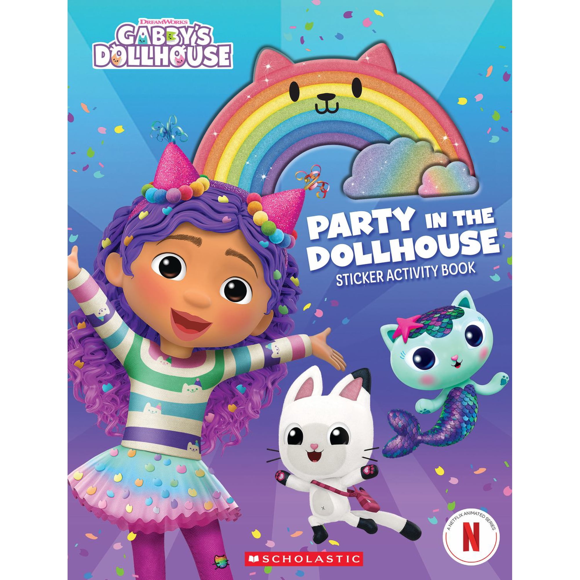 Party in the Dollhouse (Gabby's Dollhouse Sticker Activity Book) (Paperback)