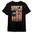 thumbnail image 3 of FLAGWIX God Christian Cross T-Shirt God's Got My Back T-Shirt MLN3246TS, 3 of 6