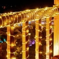 thumbnail image 2 of Waterproof Battery Operated Rope Lights,Christmas String Lights with Remote Control for Outdoor Indoor Decorations, Warm White(33FT 100 LEDs), 2 of 7