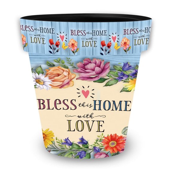 Briarwood Lane Bless This Home With Love Small Planter