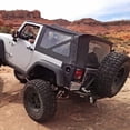 thumbnail image 5 of Smittybilt Replacement Soft Top with Tinted Windows and No Upper Doors (Black Diamond) - 9070235, 5 of 5