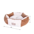 thumbnail image 3 of Armarkat Pet Bed, C02NZS/MB, Brown & Ivory, 3 of 6
