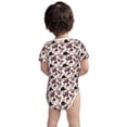 thumbnail image 6 of Rocae Retro Red Black Roses for Baby Climbing Clothes Soft Baby Romper for Active Infants Comfortable and Breathable Crawling Jumpsuit Unisex Baby Outfit 3 Months, 6 of 8