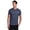 Mood Indigo, variant on Avalanche Men's Athletic Fit Logo Short Sleeve Jersey Workout T-Shirt