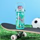 thumbnail image 1 of Botella de agua bonita para niños de 600ml con pajita, botella de agua de plástico portátil a prueba de fugas para exteriores, taza de agua para niños de verano, artículos para beber para estudiantes, 1 of 5