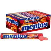 Mentos Candy, Mint Chewy Roll, Cinnamon, Regular Size, 1.32 oz (15 Pack)