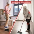 thumbnail image 6 of JEHONN Broom and Plastic Dust Pans Set for Home with 54 inches Long Handle (Grey&Red), 6 of 7