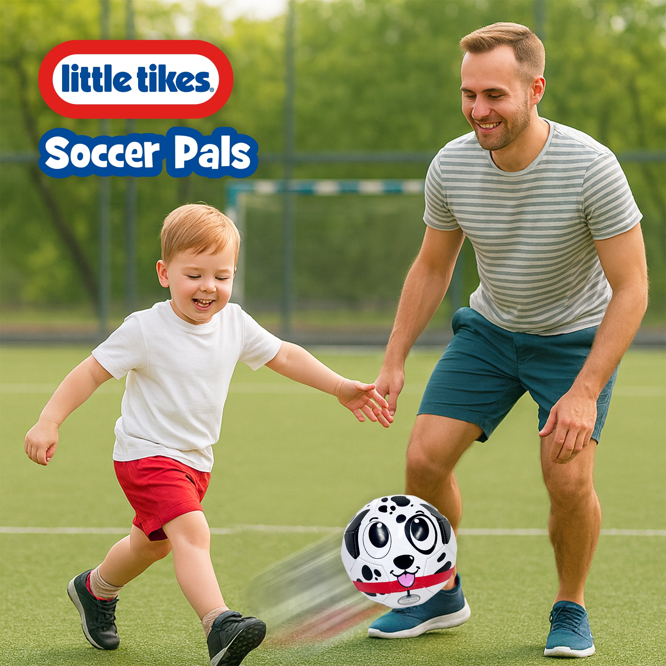 Little Tikes Soccer Pal Dalmatian Soccer Ball Toy for Kids, Active Indoor and Outdoor Play, Ages 3+