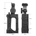 thumbnail image 2 of YONGNUO NP-F Battery Handle Power Supply Base for YONGNUO YNLUX100/ YNLUX100 Pro LED Video Light, 2 of 6