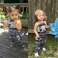 thumbnail image 5 of Kiapeise Toddler Girl Clothes Elephant Sling Tops Vest Pants Outfit Set, 5 of 7