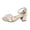 Beige, variant on Women's Sandals Low Chunky Block Heels 2026 Dressy Arch Support Open Toe Ankle Strap Summer Casual Wide Width Comfot Sandals Non Slip Walking Pump Shoes Black 8.5 Wide
