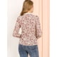 thumbnail image 5 of Allegra K Blusa De Encaje Floral Con Cuello Alto Manga Larga Top Para Mujer Beige XS, 5 of 6