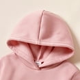 thumbnail image 6 of PatPat Kid Boys Girls Hoodies Pullover Fleece Solid Color Sweatshirt with Pocket Top Size 4-14, 6 of 6