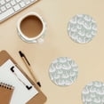 thumbnail image 6 of Xecao White Birds for MDF Cork Coaster 4 Pcs,Drink Coasters,Suit for House Warming Gifts New Home ,Coffee Table Decor-Round Shape, 6 of 7