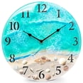 thumbnail image 1 of Reloj de pared WISKALON de cristal náutico de 12 pulgadas, batería silencioso, 1 of 6