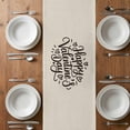 thumbnail image 6 of Valentine's Day Table Runner - 108 Inch Long, Kitchen Dining Table Runner Dresser Scarves, Love Tree Trucks Balloons Beige Romantic Farmhouse Decor for Coffee Tables Wedding Party Banquet, 6 of 8