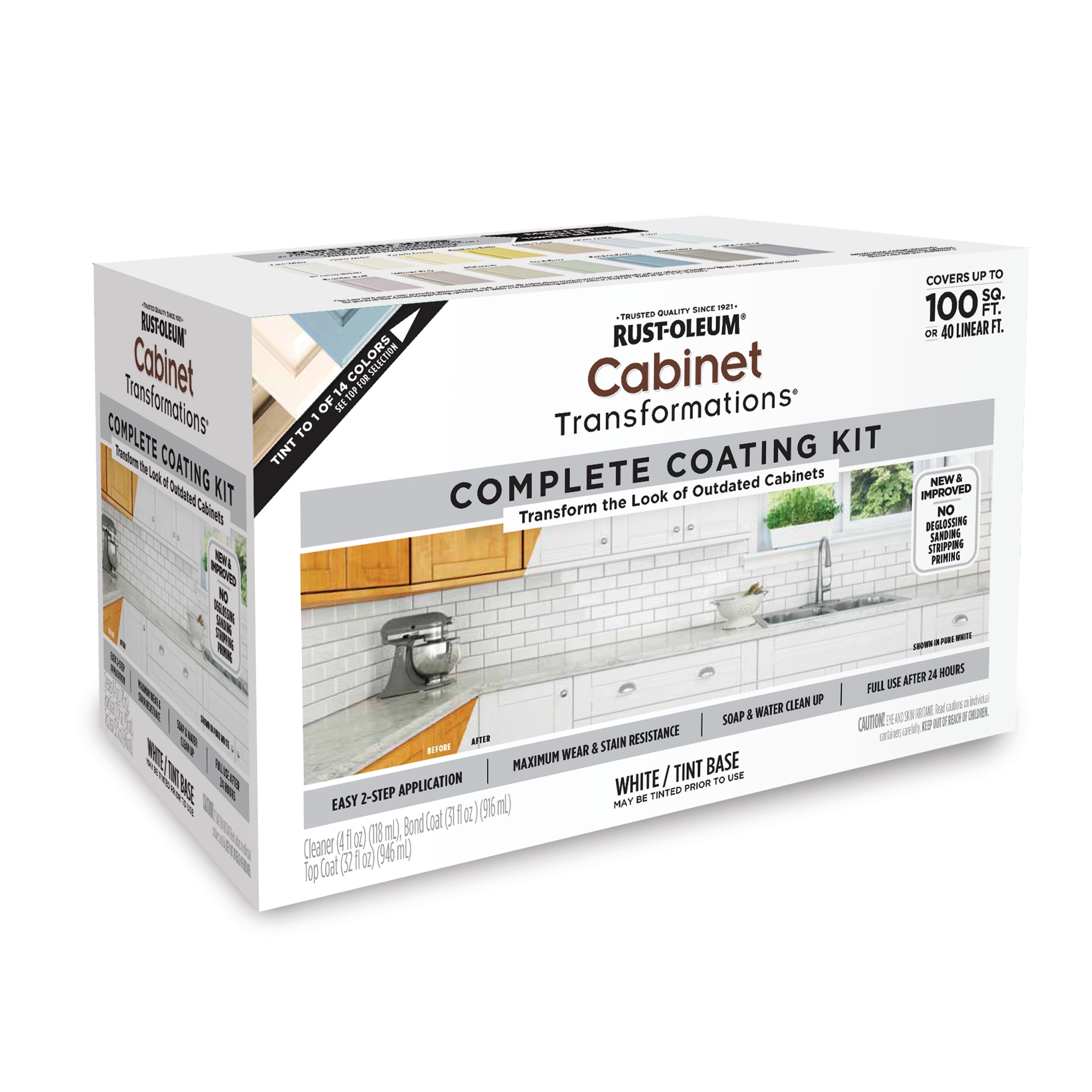 Cotton Candy, Rust-Oleum Cabinet Transformations Satin Coating Kit-37467816T, Quart