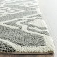 thumbnail image 3 of SAFAVIEH Four Seasons Delbert Trellis Polyester Area Rug, Grey/Ivory, 8' x 10', 3 of 6