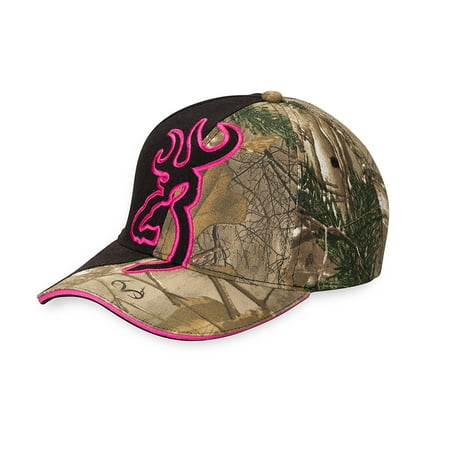 Big Buckmark Cap, Camo Realtree Xtra/Fuchsia, Products designed in the USA with quality materials By