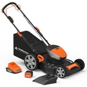 Yard Force 21-Inch 60V Self-Propelled Cordless Lawn Mower YF60vRX21-SP with Additional 2.5Ah Battery (YF60VRX2.5-BAT)