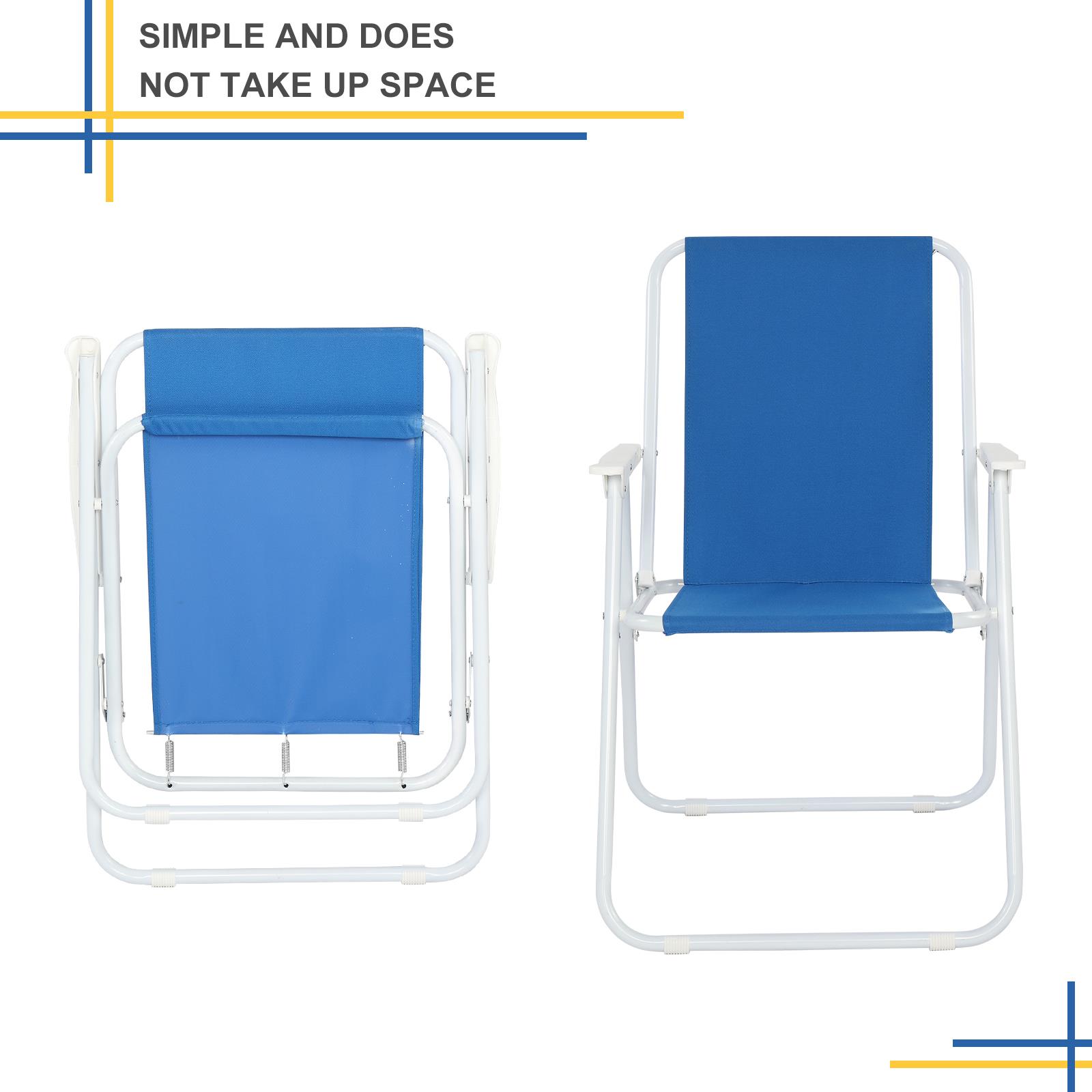 OverPatio Portable Beach Chair Folding Solid Construction Camping - image 2 of 8