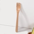 thumbnail image 2 of Wooden Fork Bamboo Kitchen Cooking Utensil Natural Phoebe Wood Tableware for Soup Porridge Coffee Cereal, Eco Friendly Kitchen Tools Fancy Household Gift Dining Bar Restaurant, A Fork, 2 of 9