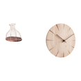 thumbnail image 1 of Portacorchos de vino,Soporte de metal para corcho de vino,tapón de exhibición para vino,Reloj de pared redondo,Reloj de pared de madera maciza para decoración de sala de estar,Reloj de pared, 1 of 8