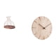 thumbnail image 1 of Portacorchos de vino,Soporte de metal para corcho de vino,tapón de exhibición para vino,Reloj de pared redondo,Reloj de pared de madera maciza para decoración de sala de estar,Reloj de pared, 1 of 8