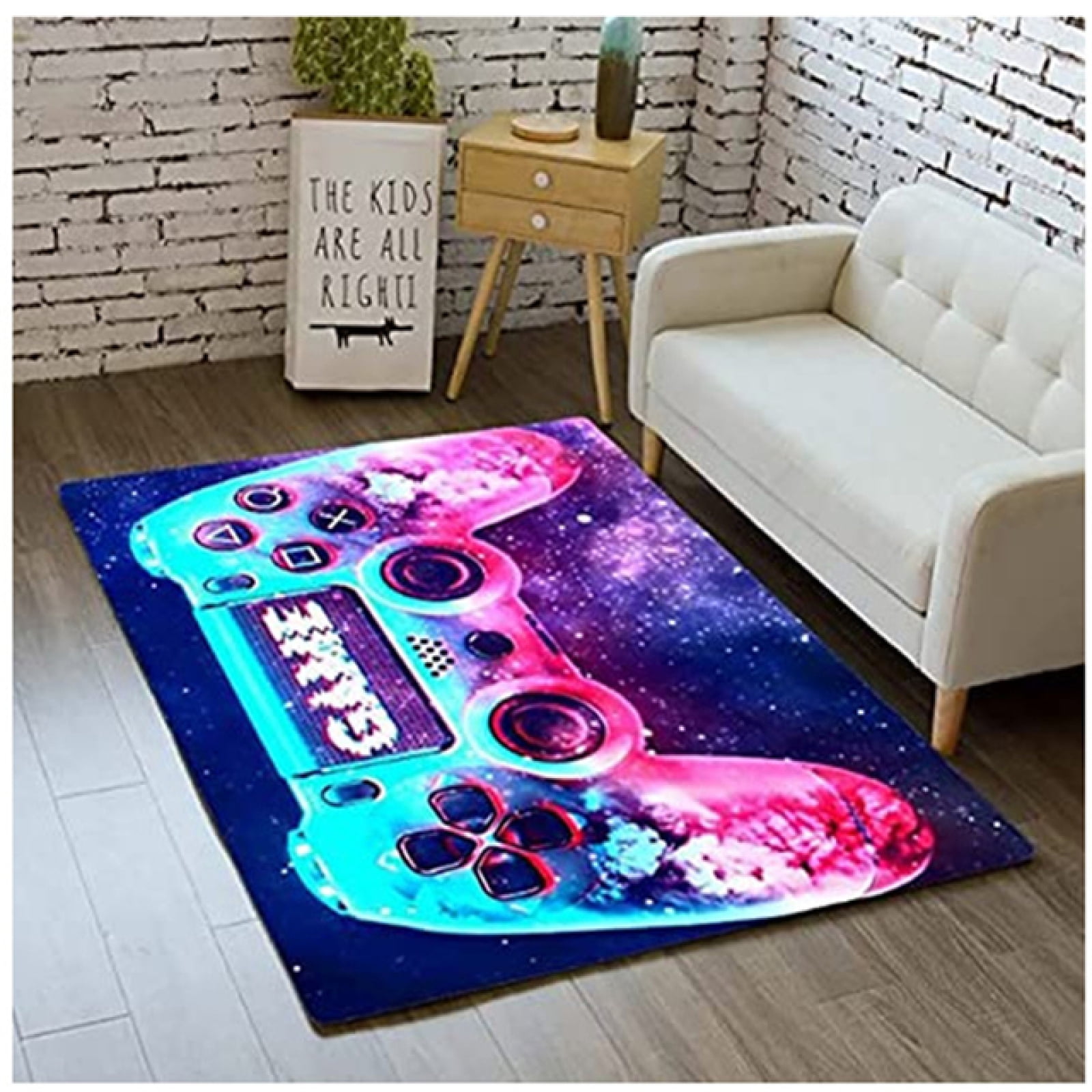 Gaming Area Rugs For Boys Game Style Bedroom, Gamer Rug Boys Room Decor